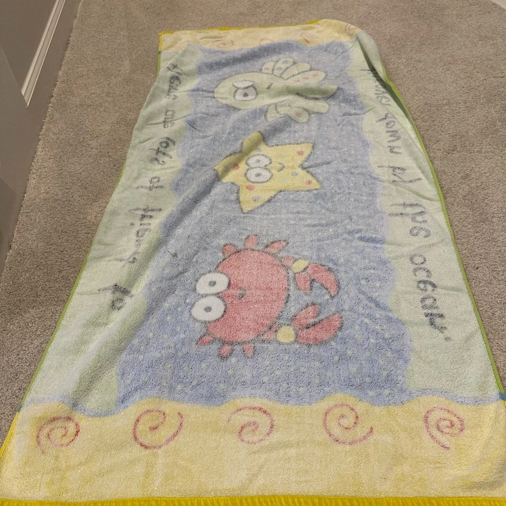 Colorful Ocean-Themed Towel Bundle